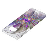 Energetic, Colourful Abstract Fractal Art Flower Case-Mate Samsung Galaxy Case (Bottom)