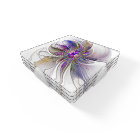 Energetic, Colourful Abstract Fractal Art Flower