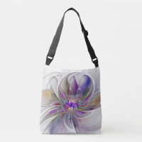 Energetic, Colourful Abstract Fractal Art Flower