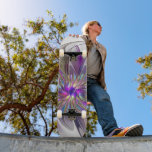 Energetic, Colourful Abstract Fractal Art Flower Skateboard<br><div class="desc">A multicolored powerful fantasy flower,
unique floral fractal art.
Design for your decorative unusual skateboard and more.</div>