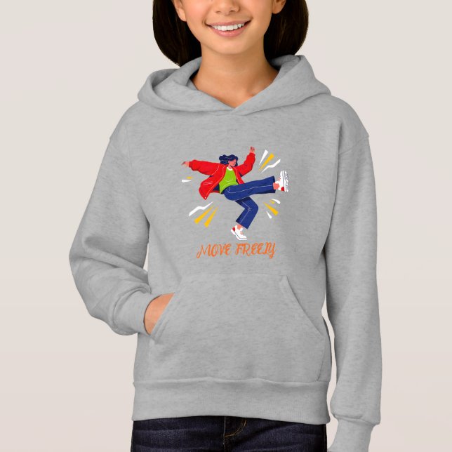 Energetic Dance Move Youth Graphic (Front)