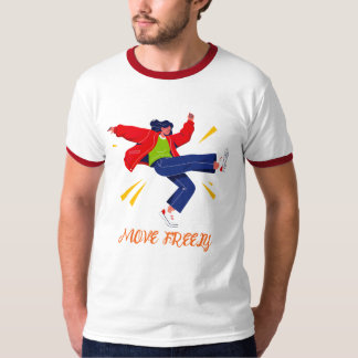 Energetic Dance Move Youth Graphic T-Shirt