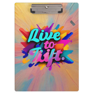 "Energetic Fitness Boost" Clipboard