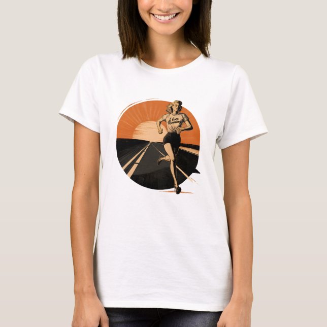 Energetic Love: Running T-Shirt (Front)