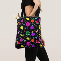 Energetic Neon Fruit Dance