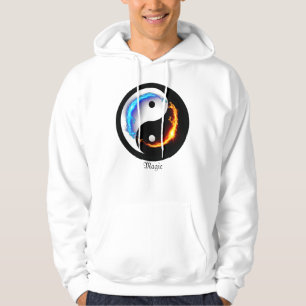 Energetic Yin Yang Symbol Hoodie