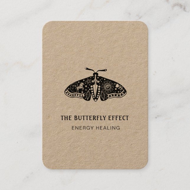 Energie Heiler Reiki Spiritual  Business Card (Front)