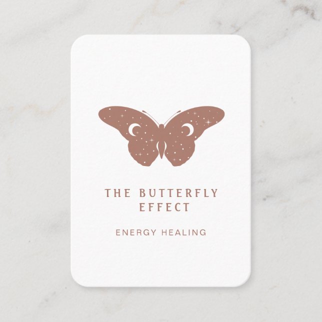 Energie Heiler Reiki Spiritual Business Card (Front)