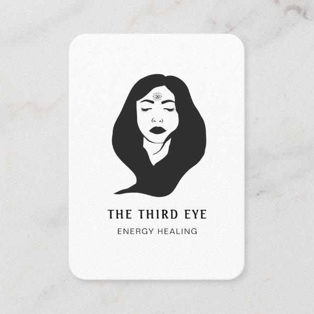 Energie Heiler Reiki Spiritual Business Card (Front)