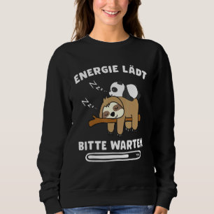 Energie Laden Sloth Panda Bear Chiller Sweatshirt