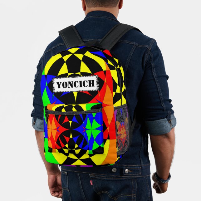 Energise by Kenneth Yoncich Printed Backpack (Insitu (Model))