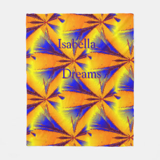 Energy Abstract Stars Personalised Fleece Blanket