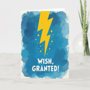 Energy Blast Birthday Card