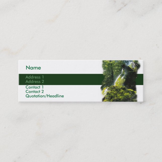 Energy Business Card (Front)