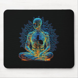Energy Chakra Yoga Meditation Spiritual _1 Mouse Mat