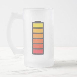 Energy Charging Beer Glass Frosted Glass Beer Mug
