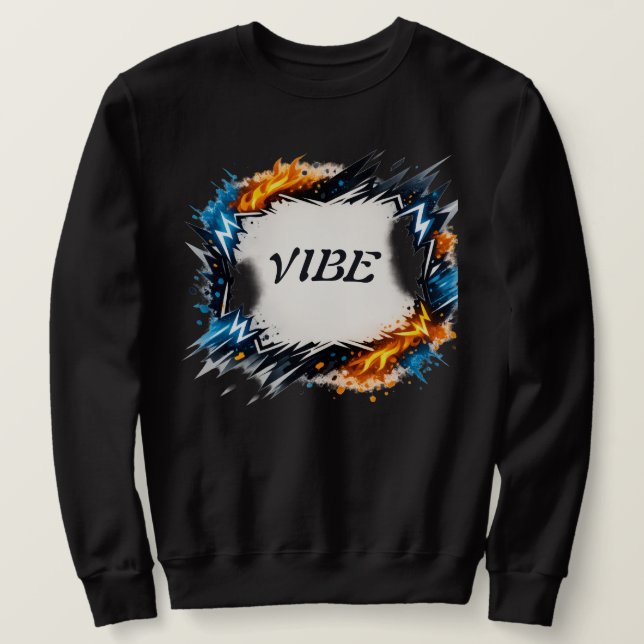 Energy Circle – Customisable Text Design Sweatshirt (Design Front)