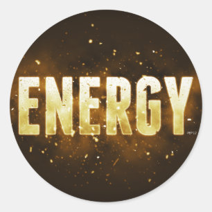 Energy Classic Round Sticker