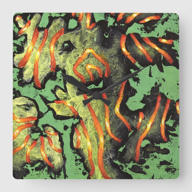 Energy code 100 - Monster Wall clock (Front)