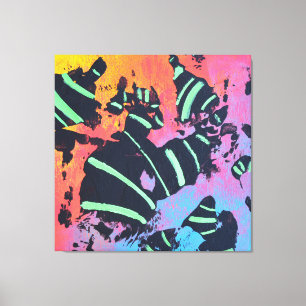 Energy Code 1E23 - Stretched Canvas Print