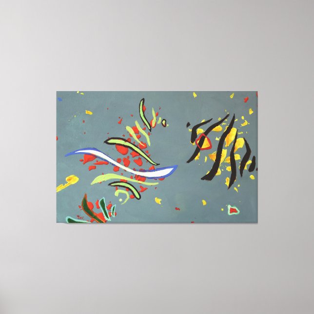 Energy Code DY325 Canvas Print (Front)