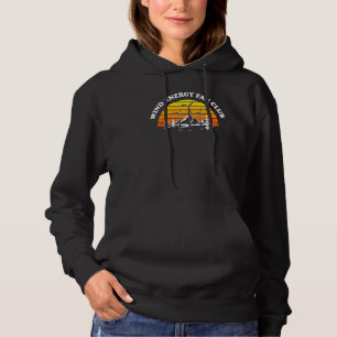 Energy Fan Wind Turbine Technician Hoodie