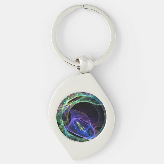 Energy Fractal Key Ring (Front)