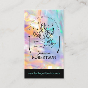 Energy Healer/ Intuitive/ Reiki/ Crystal Esoteric Business Card