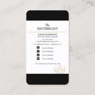 Energy Healer/ Intuitive/ Reiki/ Tarot/ Esoteric Business Card