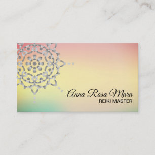 *~* Energy Healer Massage Meditation Yoga Reiki Business Card