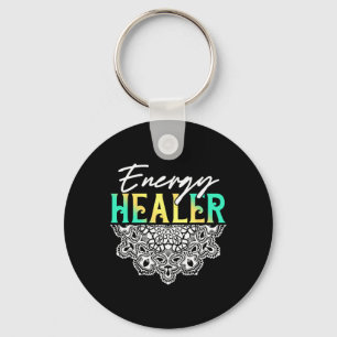Energy Healer Reiki Master Yoga Spiritual Chakra J Key Ring
