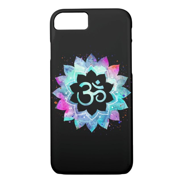 *~* Energy Healer  Reiki Yoga Massage Om Aum  8/7 Case-Mate iPhone Case (Back)