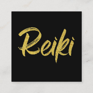 *~* Energy Healing Reiki Master or Practitioner Square Business Card