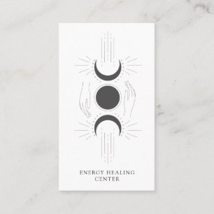 Energy Healing Wellness Business Card