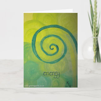 Energy Heart Art Card