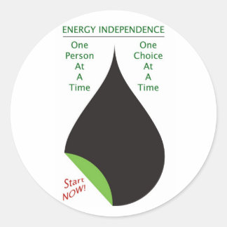 Energy-Independence+ Classic Round Sticker