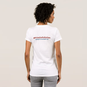 Energy Innovation Act #PriceOnPollution ladies T-Shirt