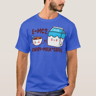 Energy milk coffee cute muzzles autumn drink gift T-Shirt