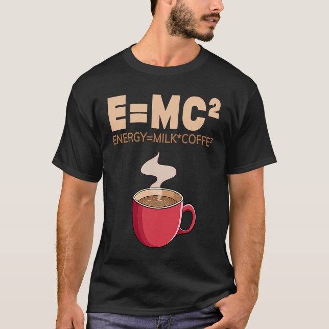 Energy Milk x Coffe2 EMC2 Coffee Cute T-Shirt (Front)