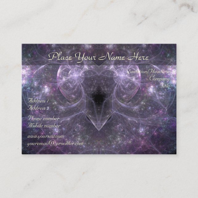 Energy of Love Business Card (Front)
