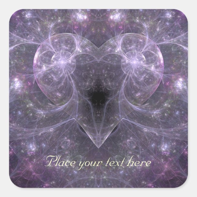 Energy of Love Square Sticker (Front)