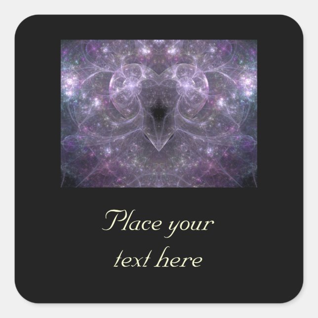 Energy of Love Square Sticker (Front)