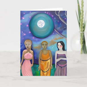 Energy of the Moon   Celestial Artwork Card