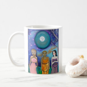 Energy of the Moon   Celestial Artwork Coffee Mug