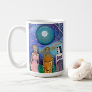 Energy of the Moon   Celestial Artwork Coffee Mug