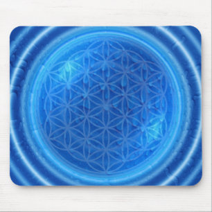 Energy Of Water with flower of life Mouse Mat