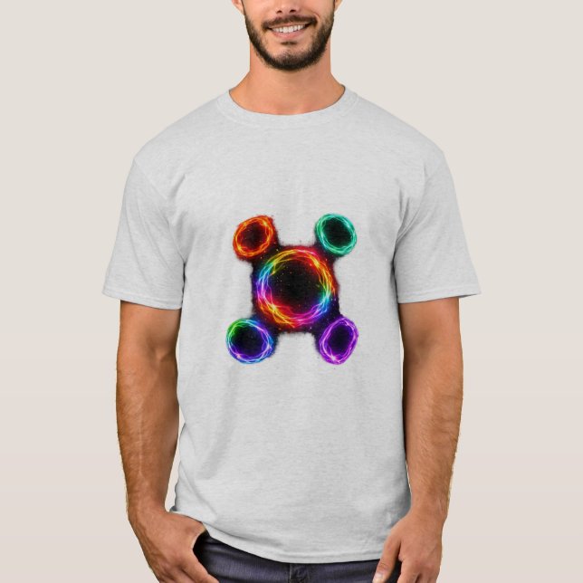 Energy Ring Galaxy Shirt – Abstract Plasma Orb Cir (Front)
