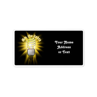 Energy Saving Light Bulb Label