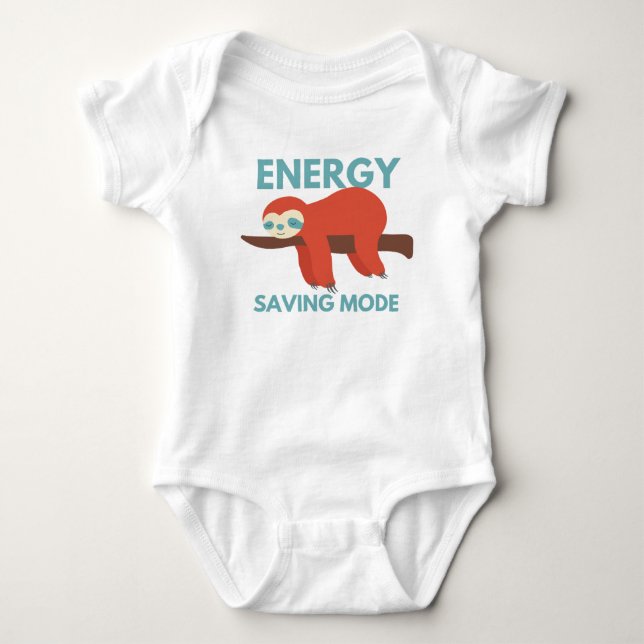 Energy saving mode baby bodysuit (Front)