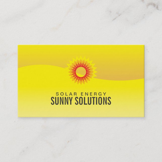 Energy | Solar Business Card (Front)